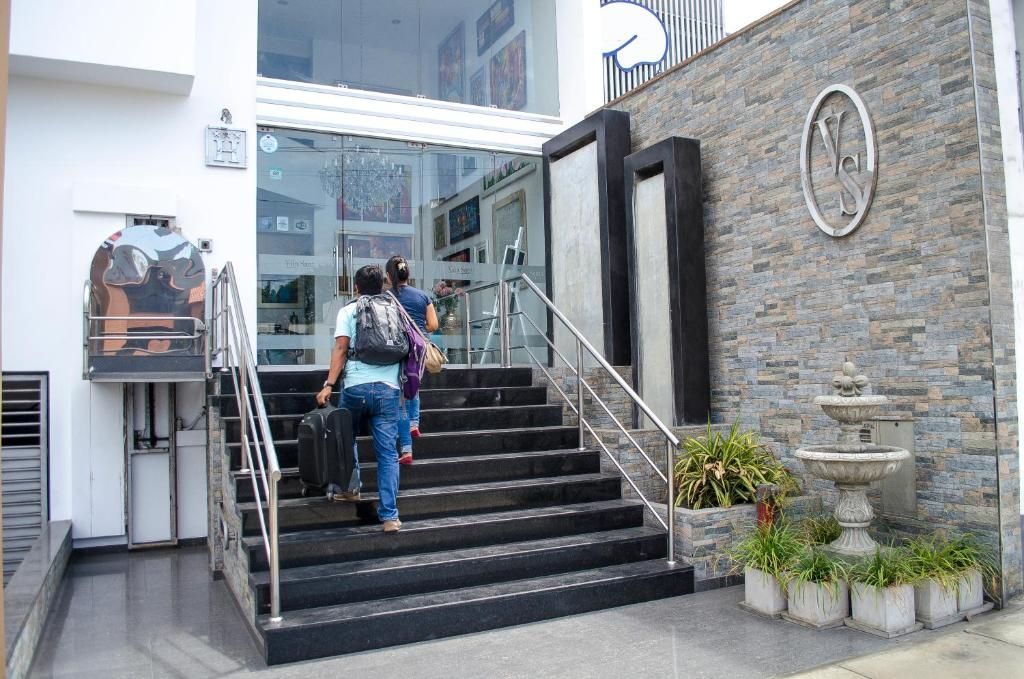 Entrada del hotel