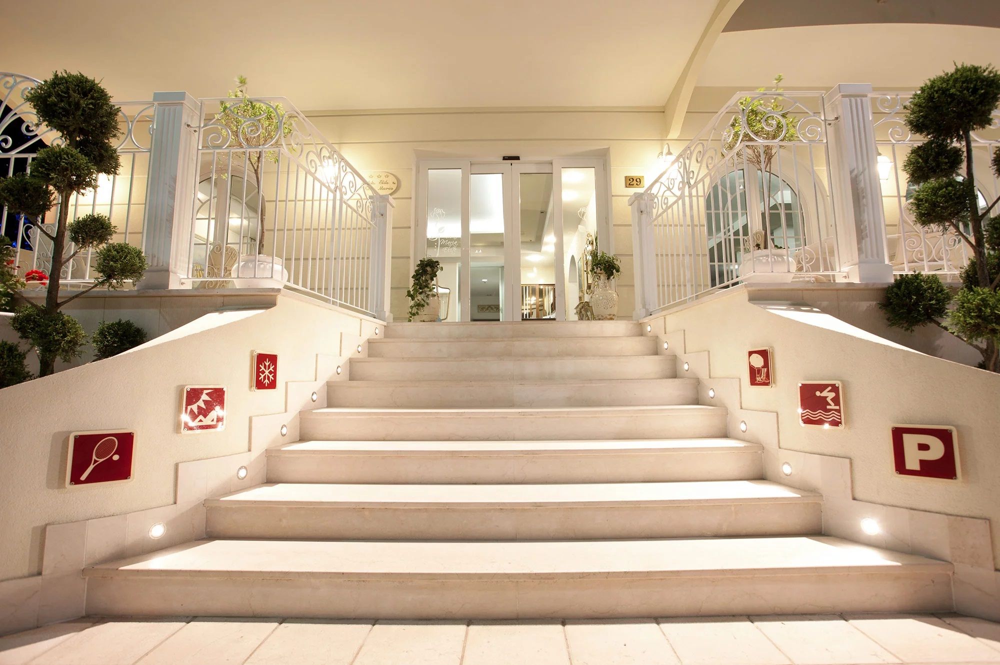 Entrada del hotel Foto